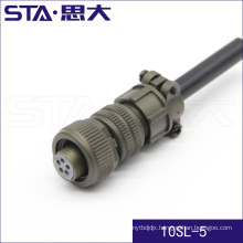 Amphenol MIL-C-5015 Series Threaded Connector,5Pin Male and Female Connectors MS3102A10SL-5,MS3106A10SL-5,MS3108A10SL-5